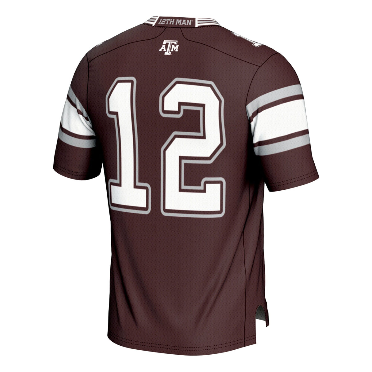 #12 Maroon Texas A&M Aggies Football Lightweight Fashion Jersey