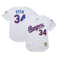 Texas Rangers Nolan Ryan White 1993 Cooperstown Collection Baseball Jersey