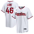 Cleveland Guardians Nathaniel Lowe White Home Replica Baseball Jersey