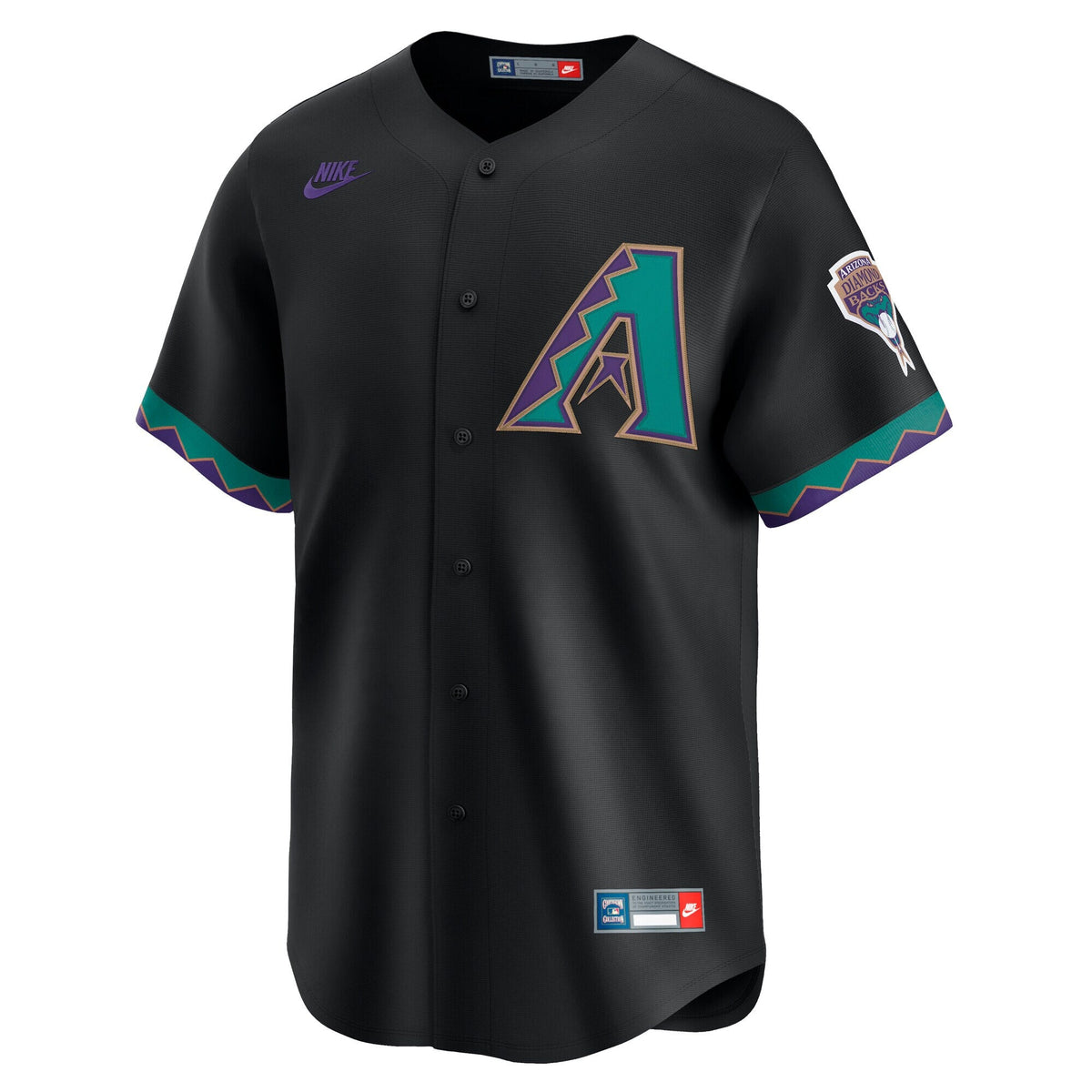 Arizona Diamondbacks Randy Johnson Black Throwback Cooperstown Collection Limited Baseball Jersey