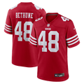 San Francisco 49ers Tatum Bethune Scarlet Game Football Jersey