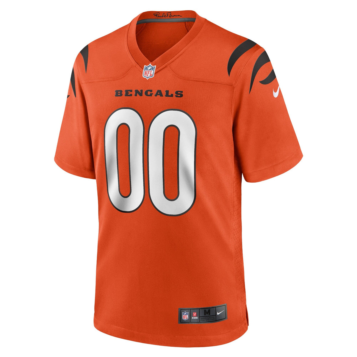 Cincinnati Bengals Orange Alternate Game Custom Football Jersey