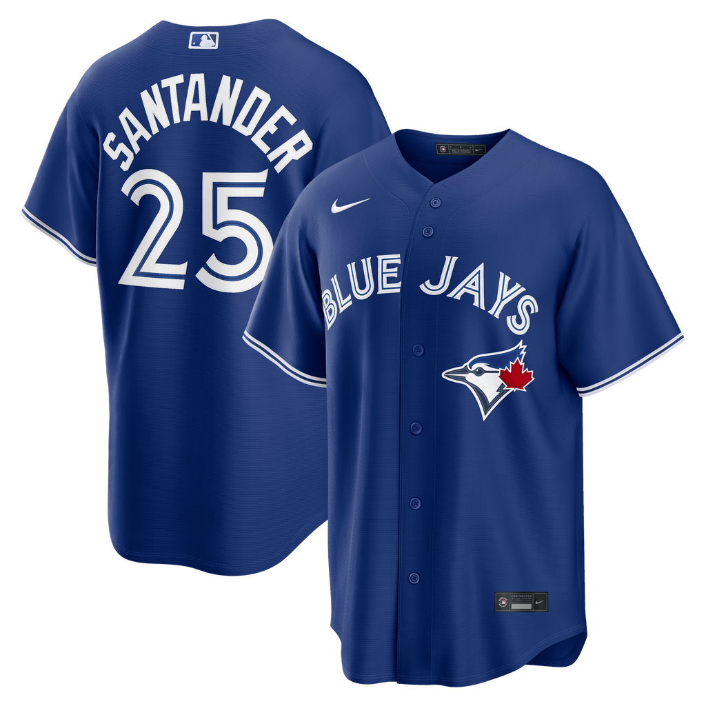 Toronto Blue Jays Anthony Santander Royal Alternate Replica Baseball Jersey