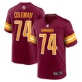 Washington Commanders Brandon Coleman Burgundy Game Football Jersey