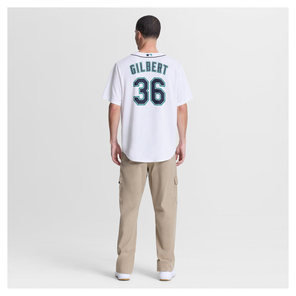 Seattle Mariners Logan Gilbert White Home Replica Baseball Jersey