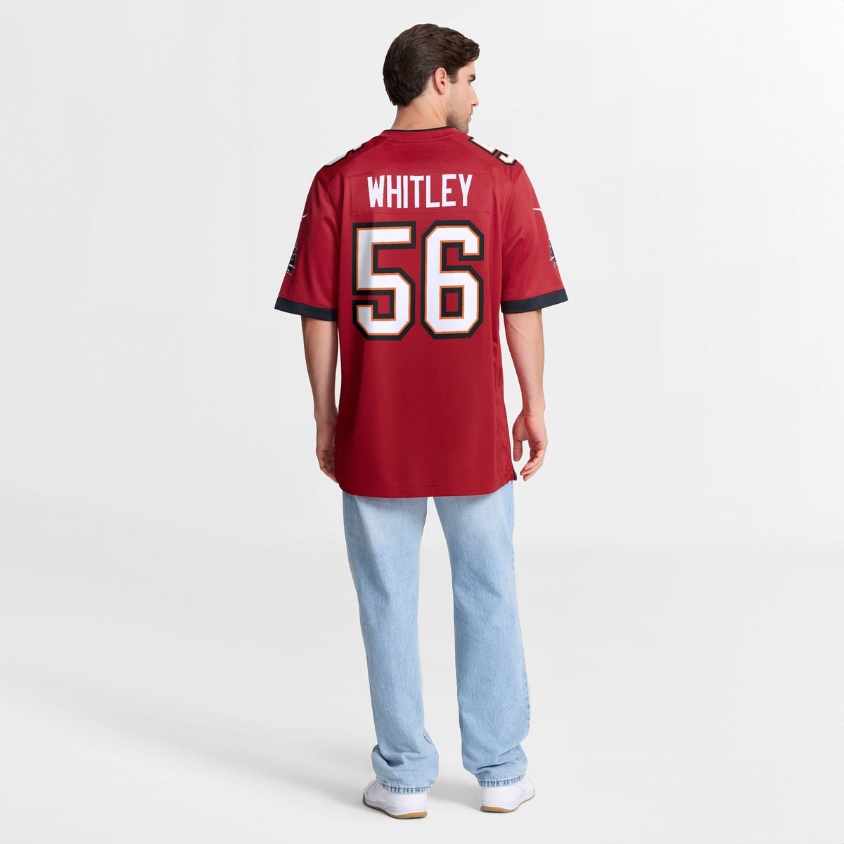 Tampa Bay Buccaneers Benton Whitley Red Team Game Football Jersey