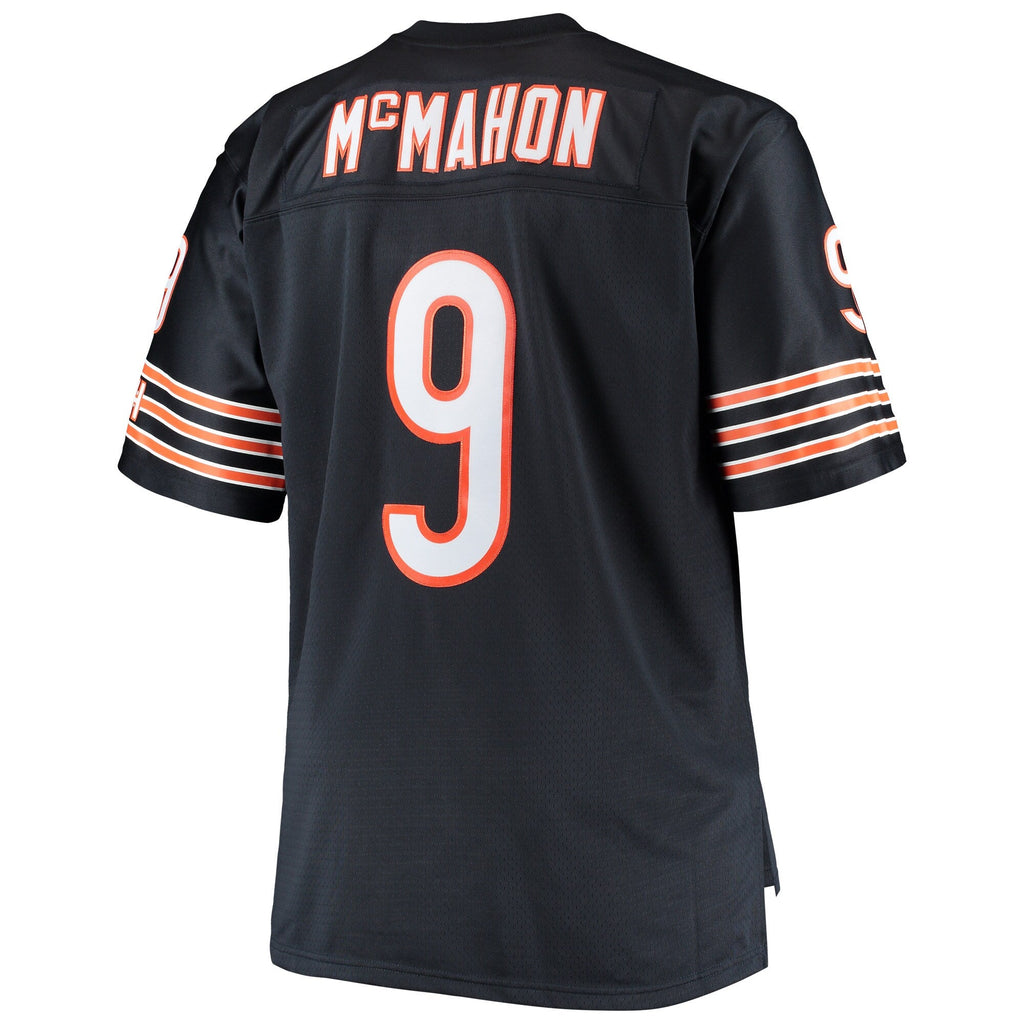 Chicago Bears Jim McMahon Navy Big & Tall 1985 Retired Player Replica Football Jersey