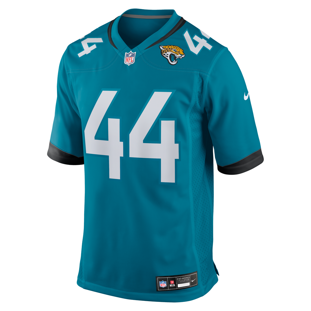 Jacksonville Jaguars Travon Walker Teal Player Game Football Jersey