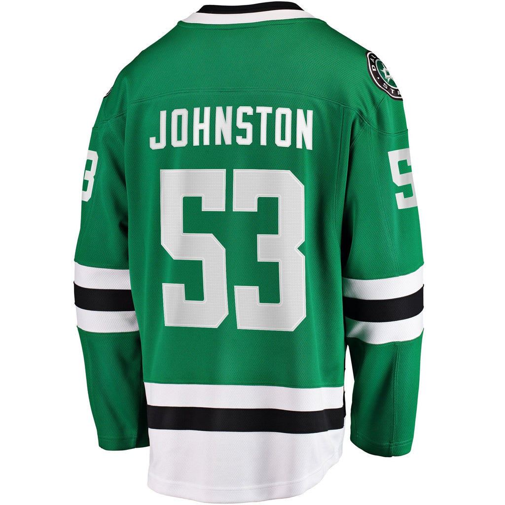 Dallas Stars Wyatt Johnston Kelly Green Home Breakaway Player Hockey Jersey