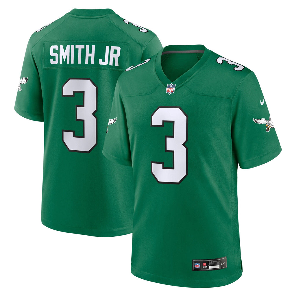 Philadelphia Eagles Nolan Smith Kelly Green Alternate Game Football Jersey