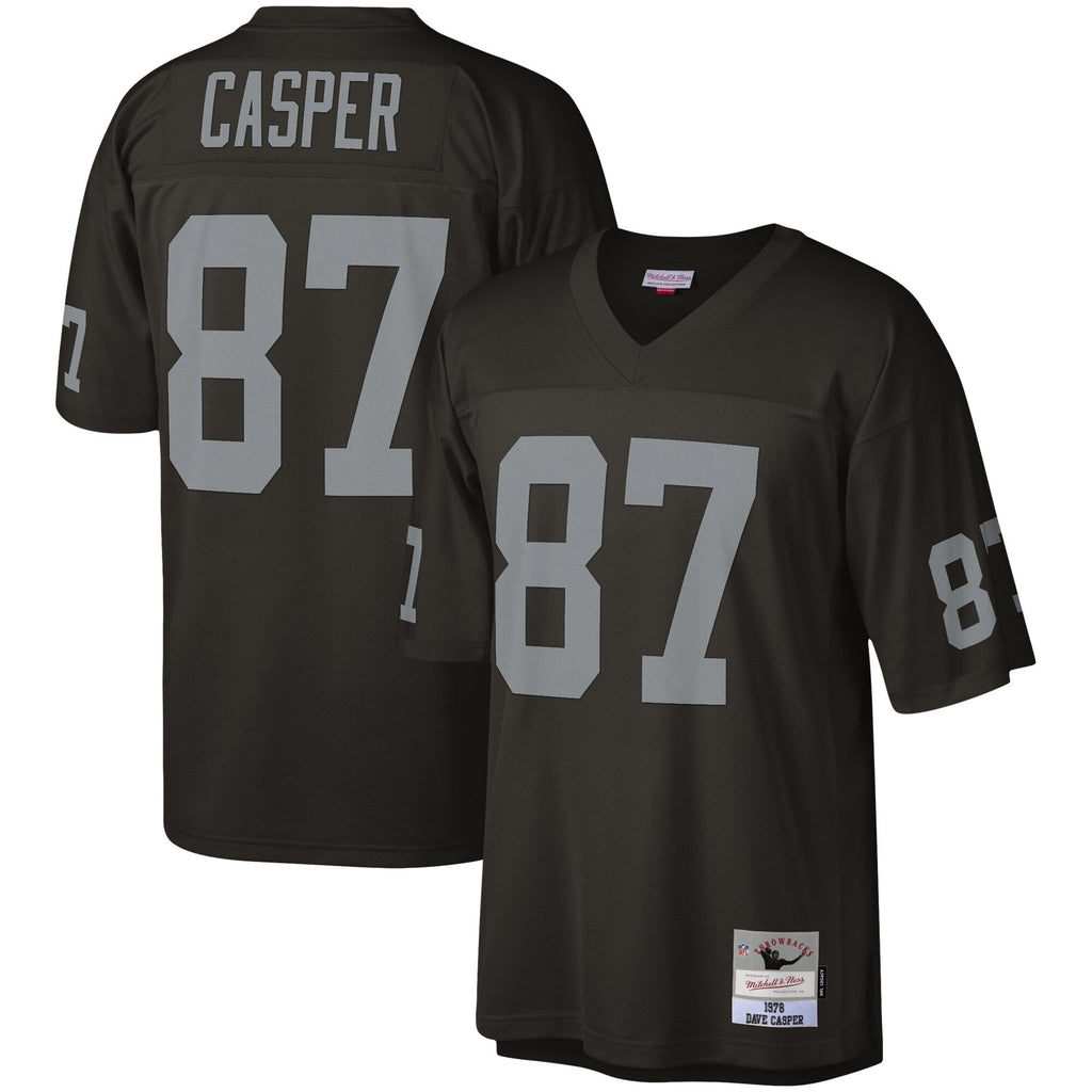 Las Vegas Raiders Dave Casper Black Legacy Replica Football Jersey