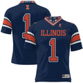 #1 Illinois Fighting Illini Football Jersey - Navy