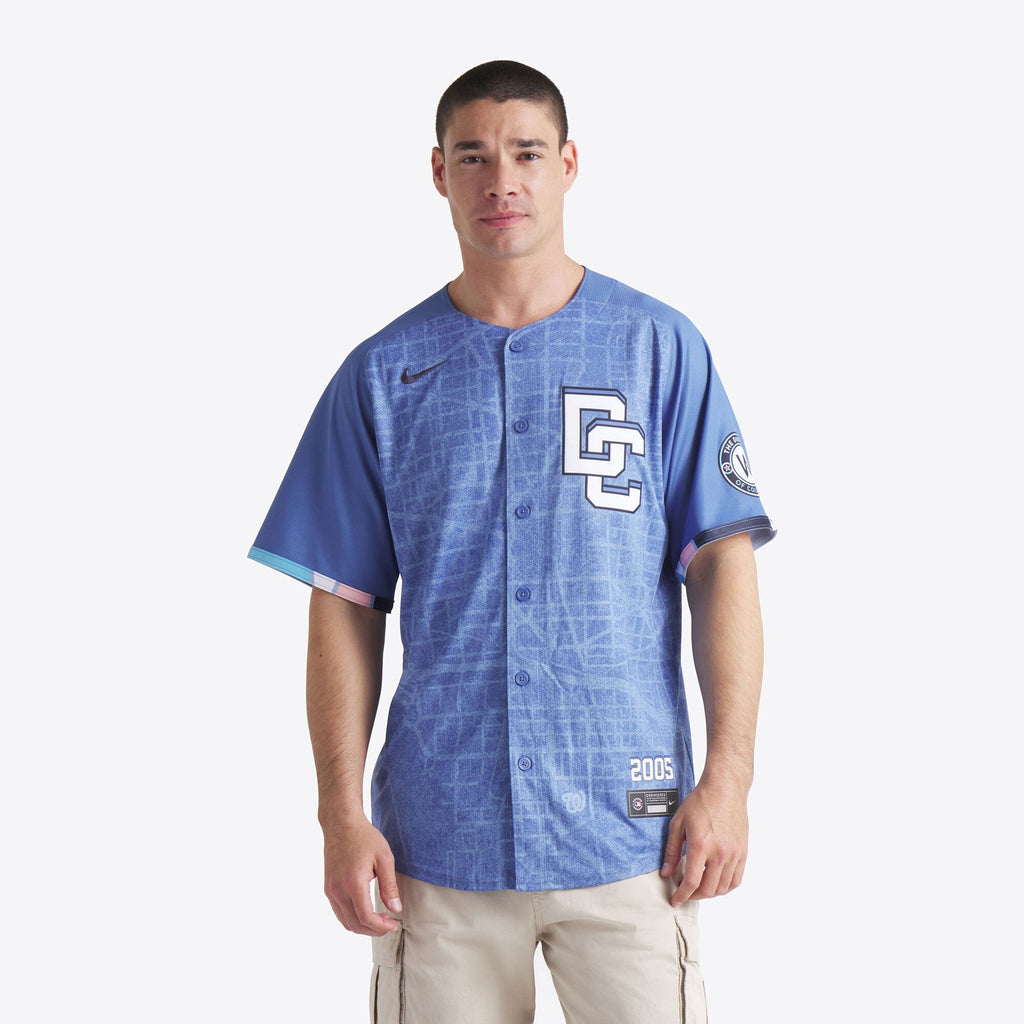 Washington Nationals Blue 2025 City Connect Limited Baseball Jersey