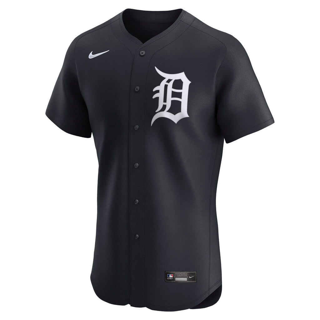 Detroit Tigers Navy Alternate 2 Elite Baseball Jersey