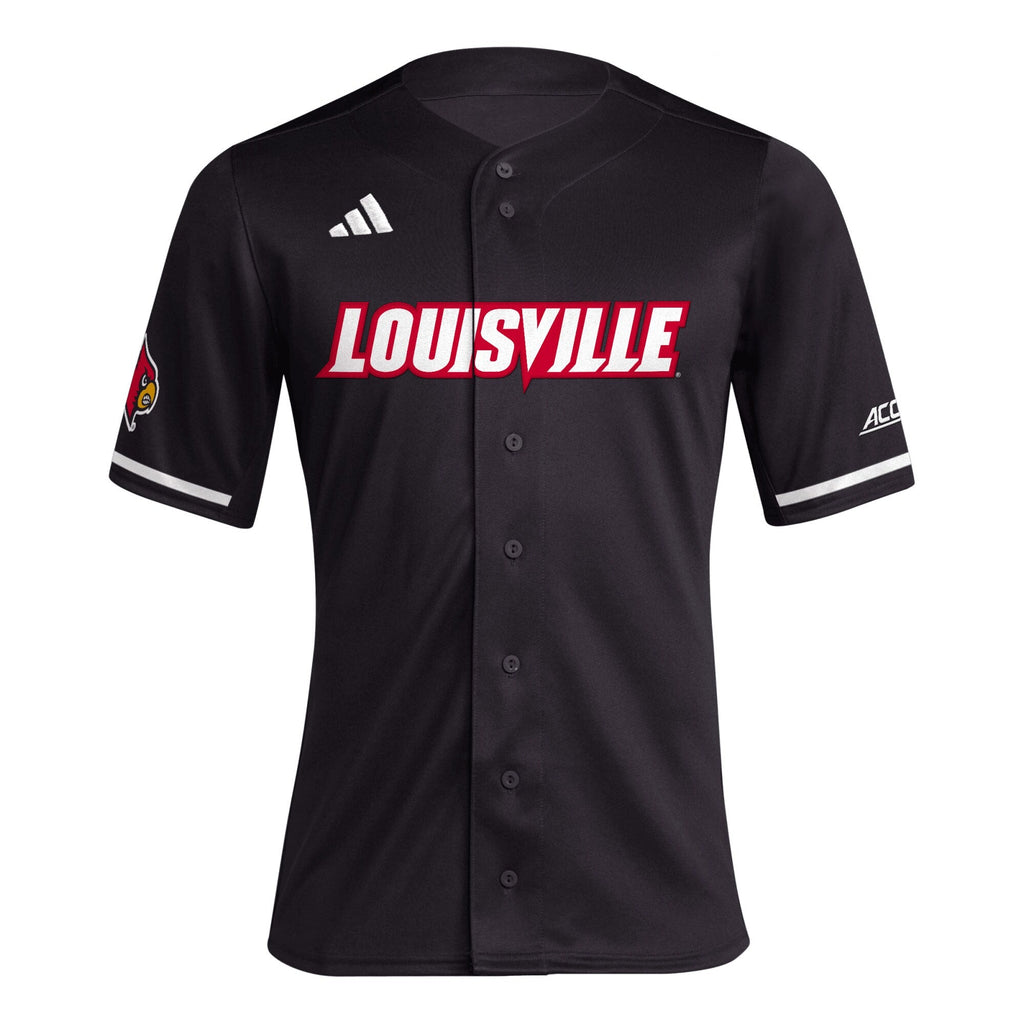 Black Louisville Cardinals Replica Baseball Jersey
