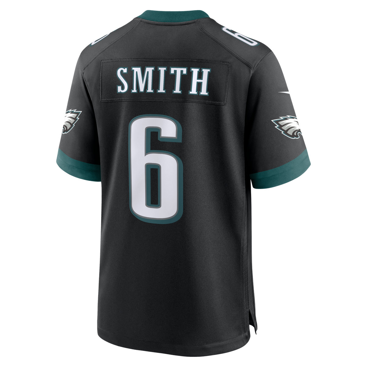 Philadelphia Eagles DeVonta Smith Black Alternate Game Football Jersey