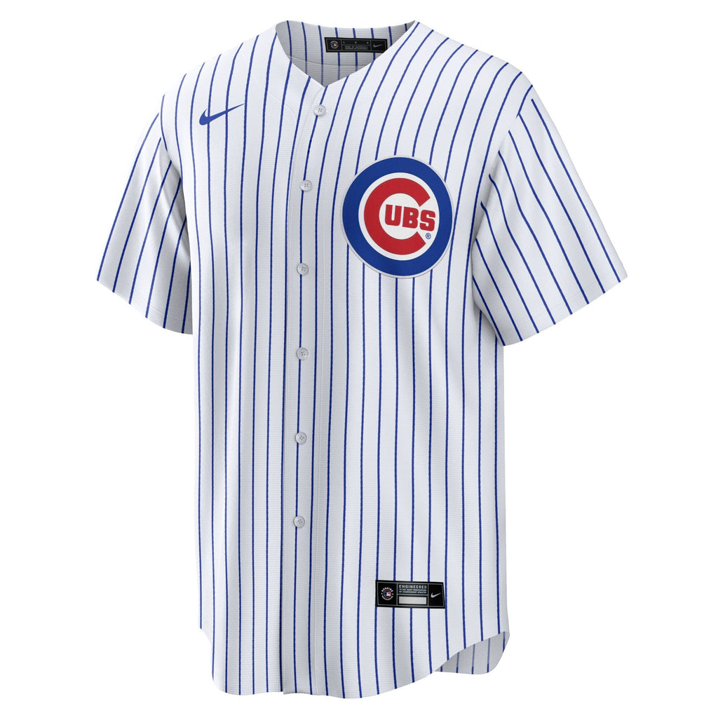 Chicago Cubs Nico Hoerner White Replica Player Baseball Jersey