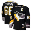 Pittsburgh Penguins Mario Lemieux Black 1996-97 Power Play Jersey