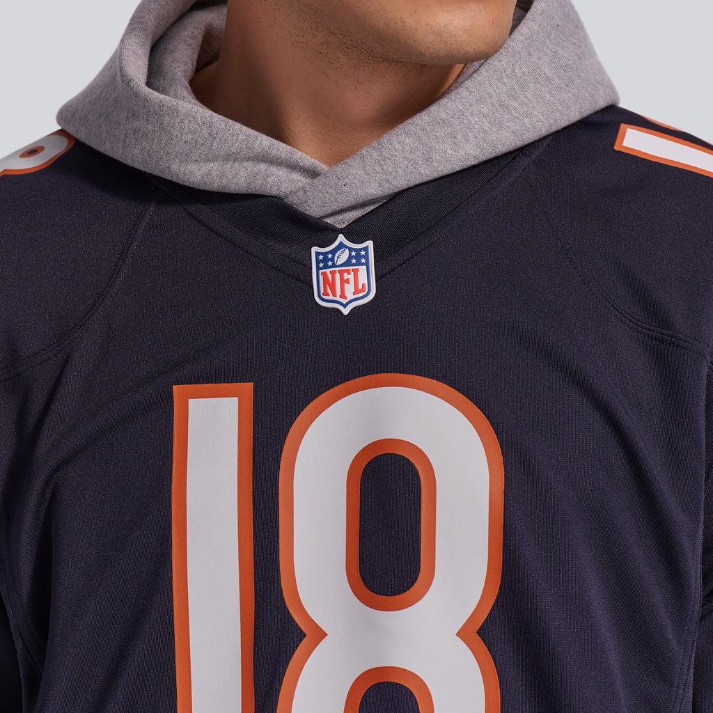 Chicago Bears Caleb Williams Navy Player Game Football Jersey