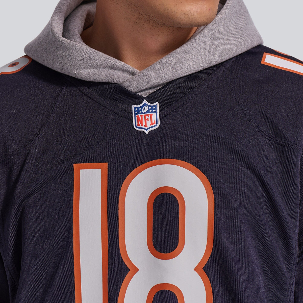 Chicago Bears Caleb Williams Navy Player Game Football Jersey