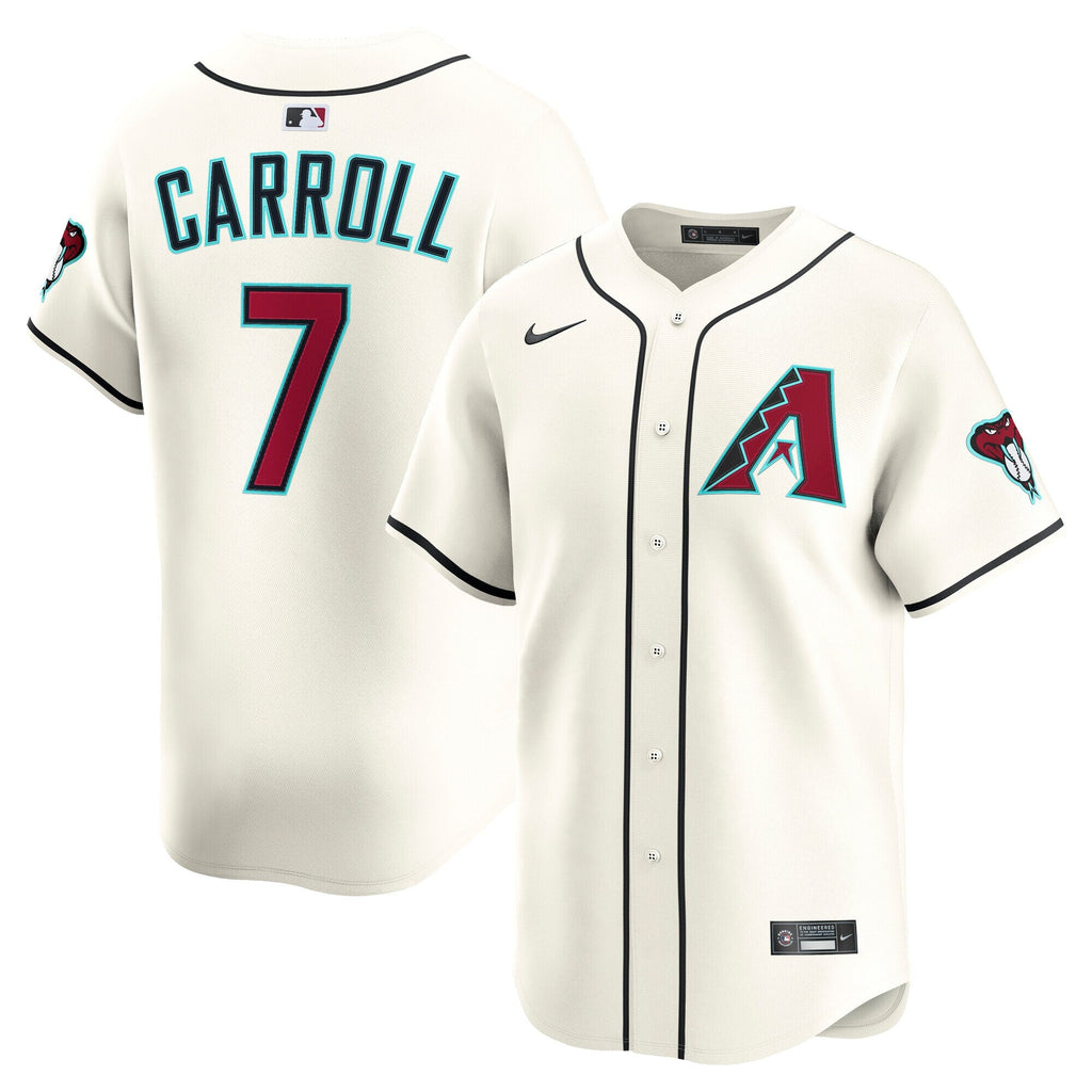 Arizona Diamondbacks Corbin Carroll Cream Home Limited Player Baseball Jersey