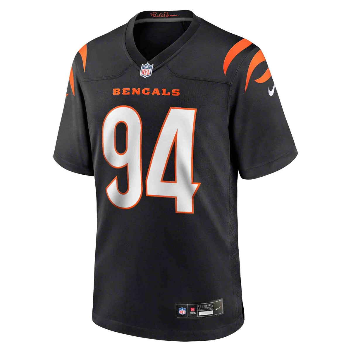 Cincinnati Bengals Sam Hubbard Black Player Game Football Jersey