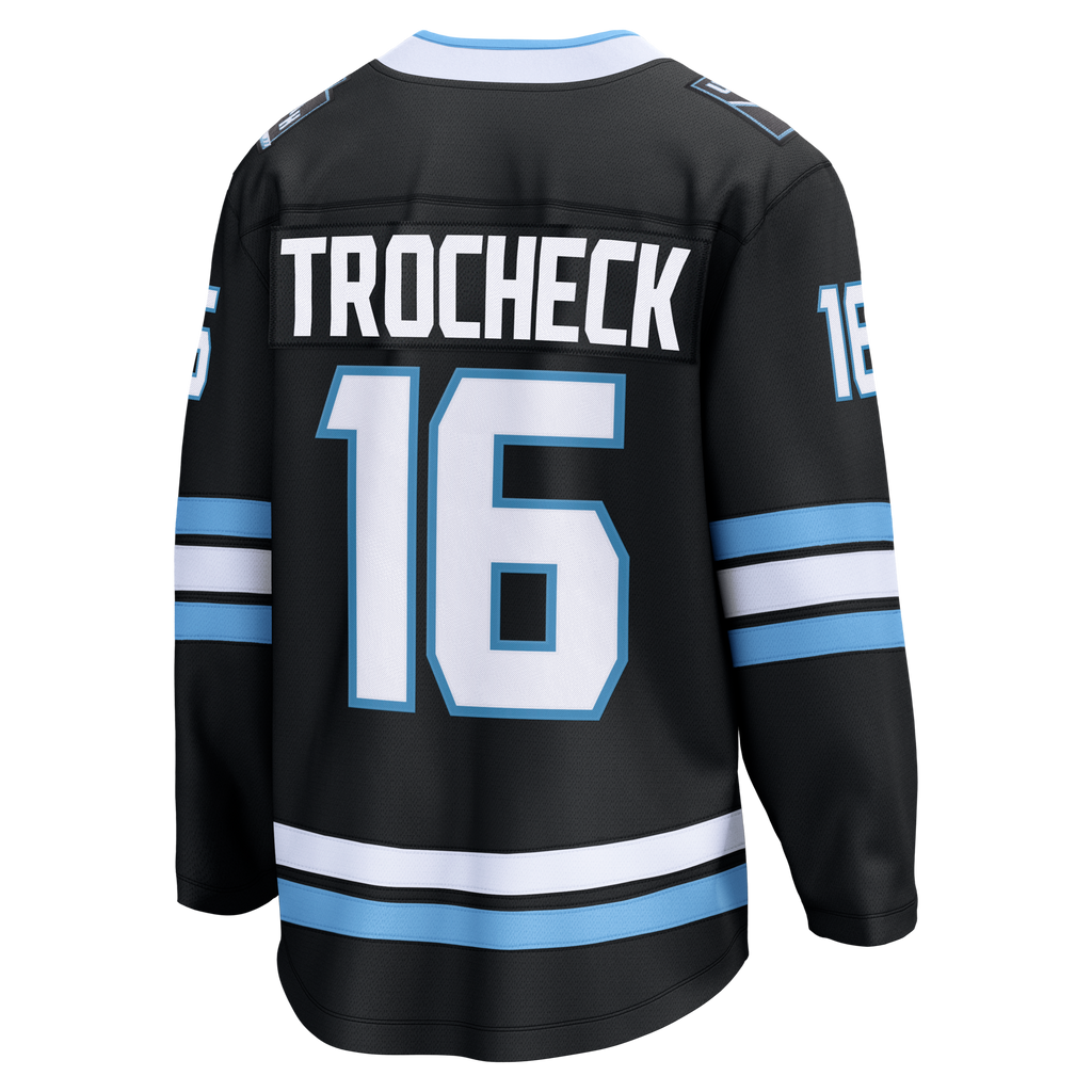 Utah Mammoth Vincent Trocheck Black Home Breakaway Hockey Jersey