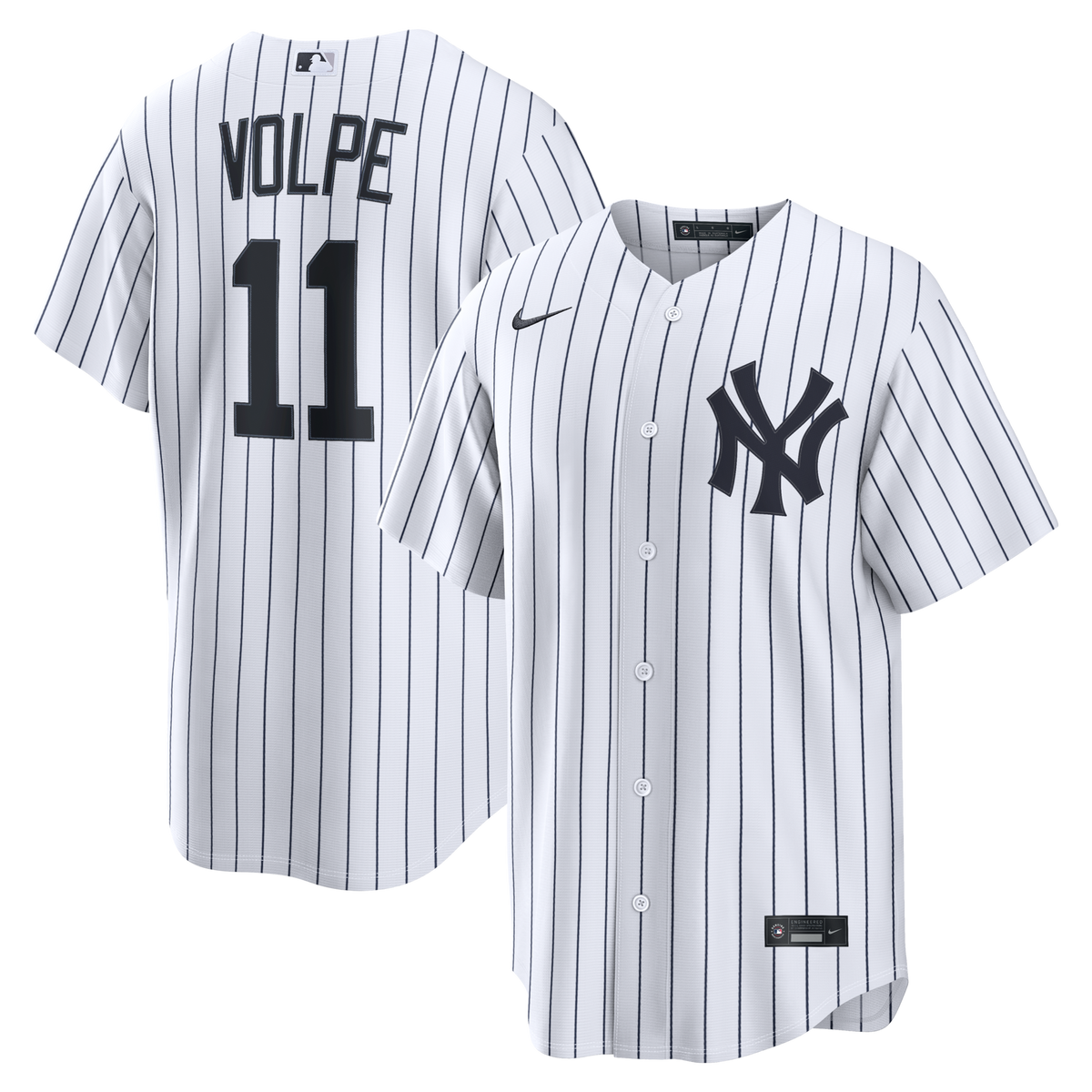 New York Yankees Anthony Volpe White Home Replica Baseball Jersey