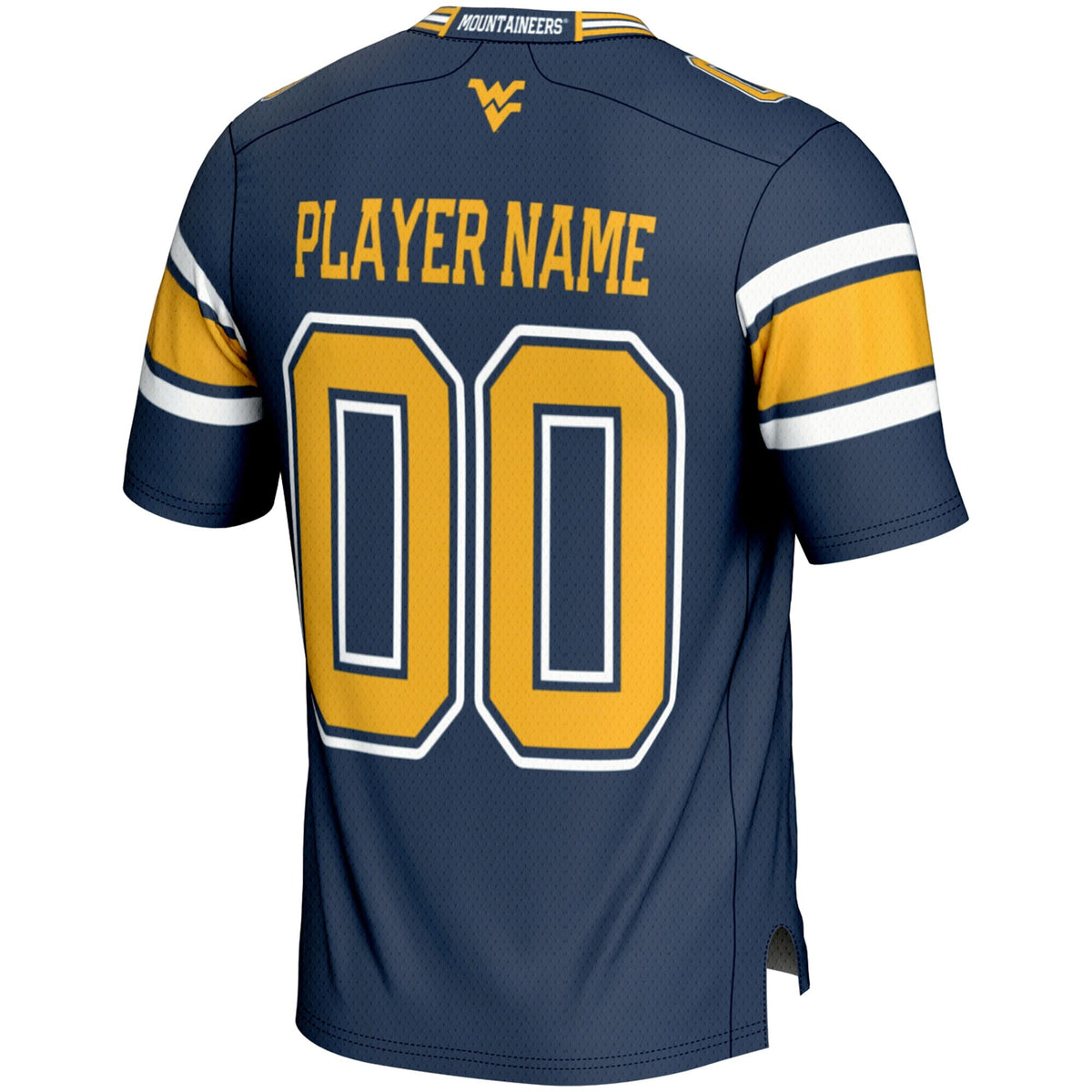 West Virginia Mountaineers NIL Pick-A-Player Football Jersey - Navy