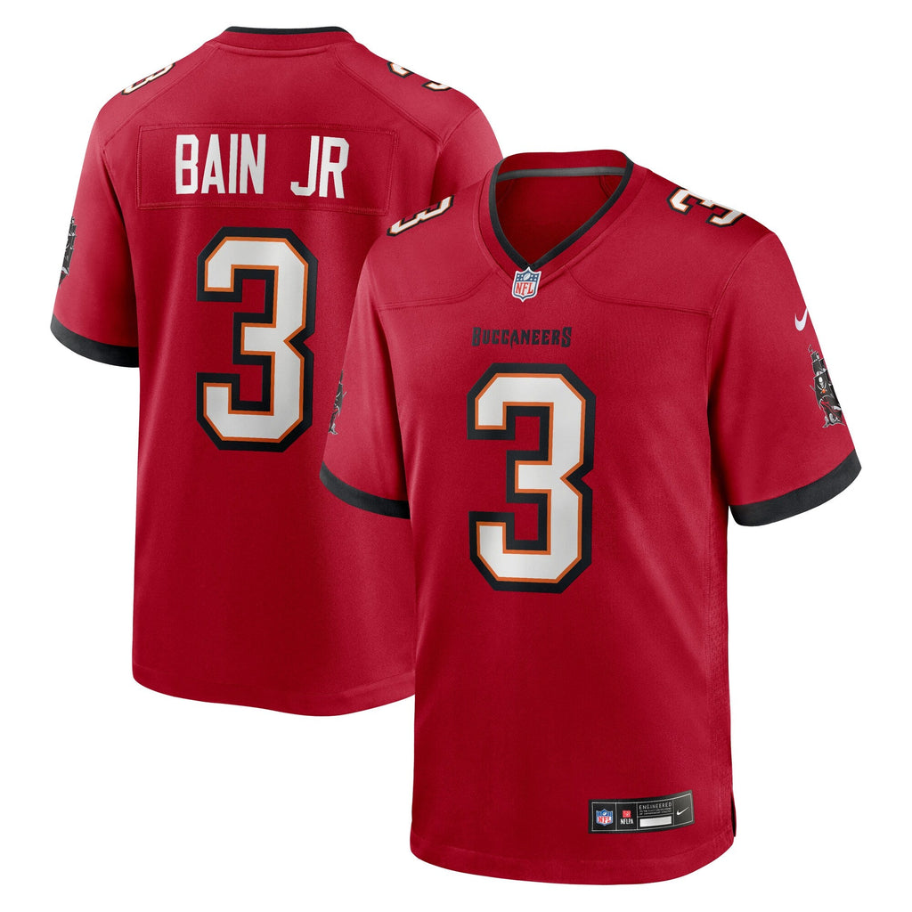 Tampa Bay Buccaneers Rueben Bain Jr. Red 2026 NFL Draft First Round Pick No. 15 Team Game Football Jersey