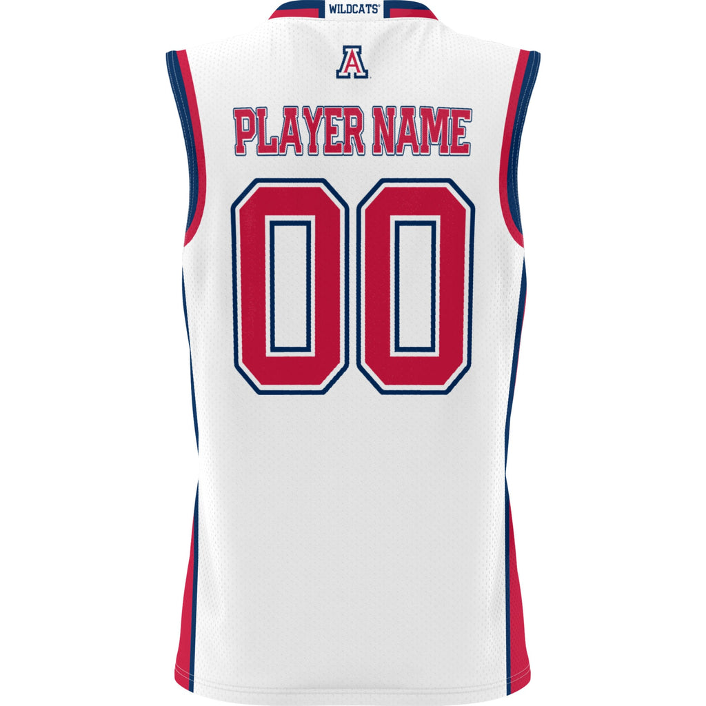 Arizona Wildcats NIL Pick-A-Player Basketball Jersey - White