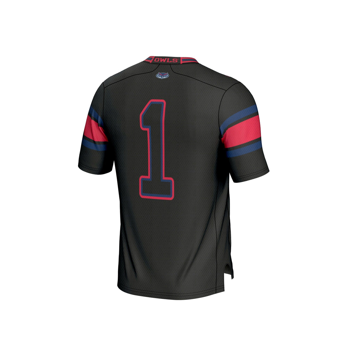 #1 Florida Atlantic Owls Lightweight Football Jersey - Black