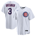 Chicago Cubs Alex Bregman White Home Replica Baseball Jersey