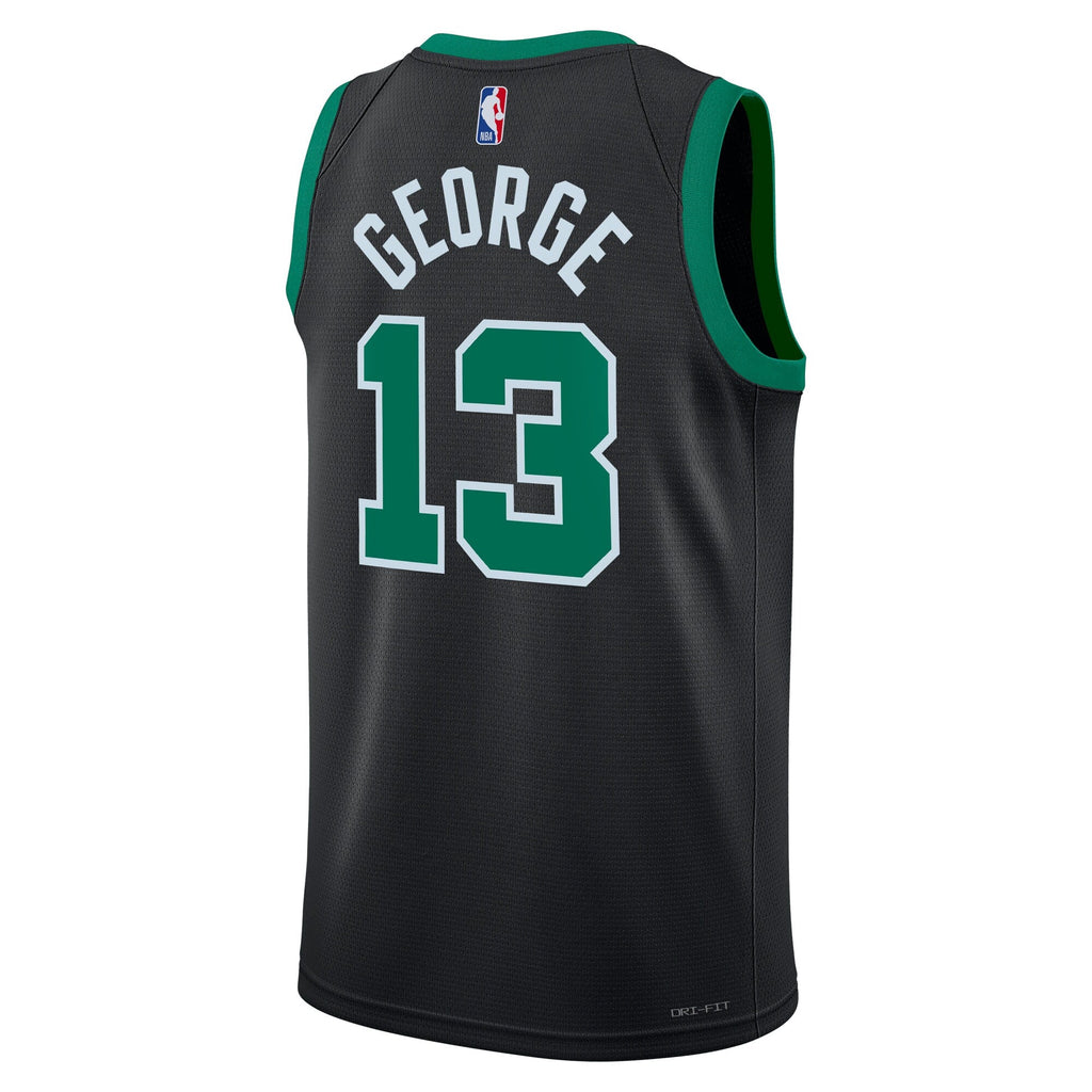 Boston Celtics Statement Edition Swingman Jersey - Black - Paul George