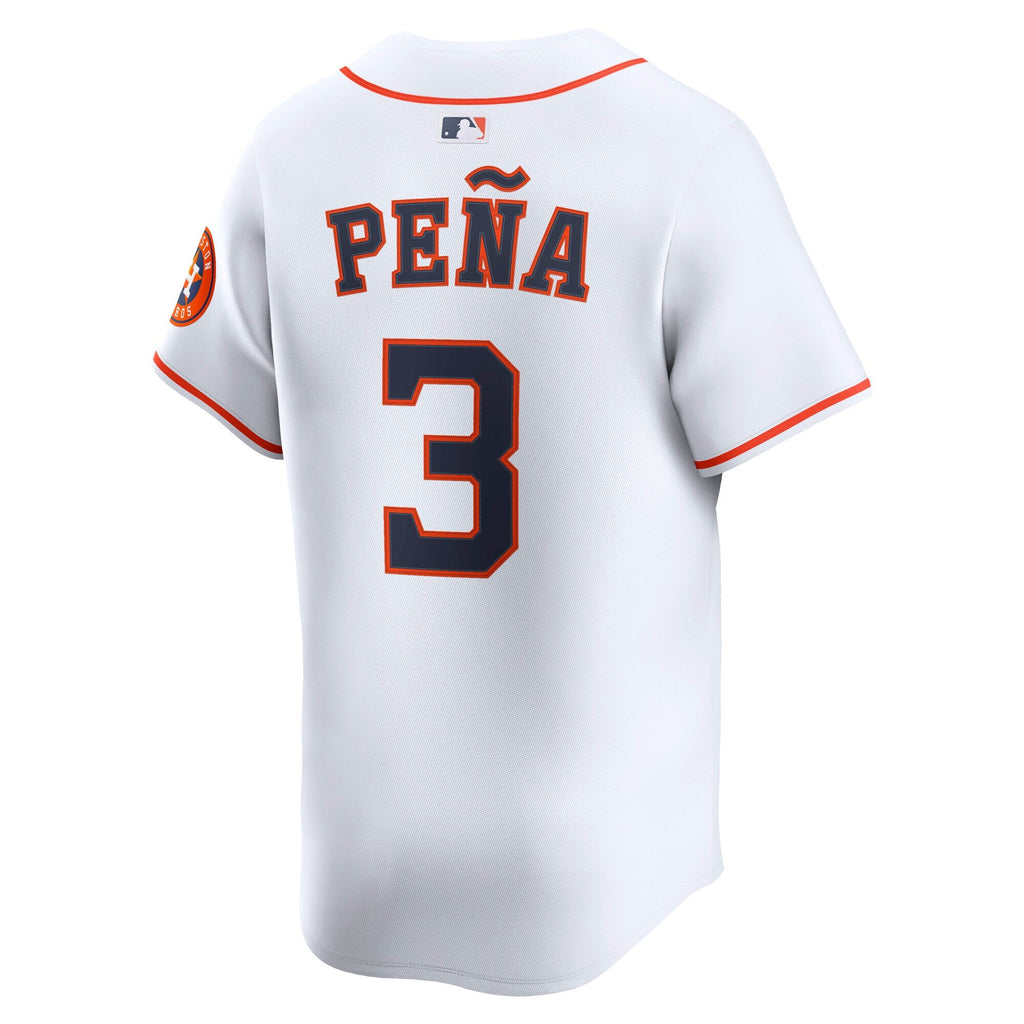 Houston Astros Jeremy Peña White Home Limited Player Baseball Jersey