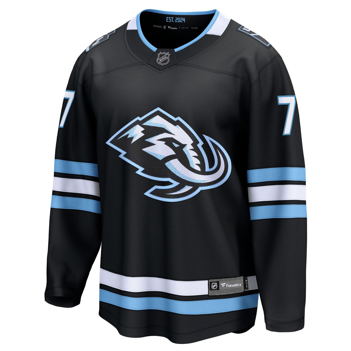 Utah Mammoth JJ Peterka Black Home Breakaway Hockey Jersey