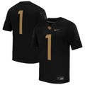 #1 UCF Knights Alternate Game Football Jersey - Black