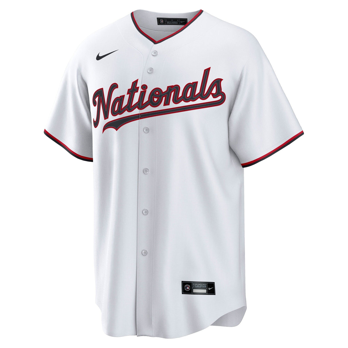 Washington Nationals CJ Abrams White Home Replica Baseball Jersey