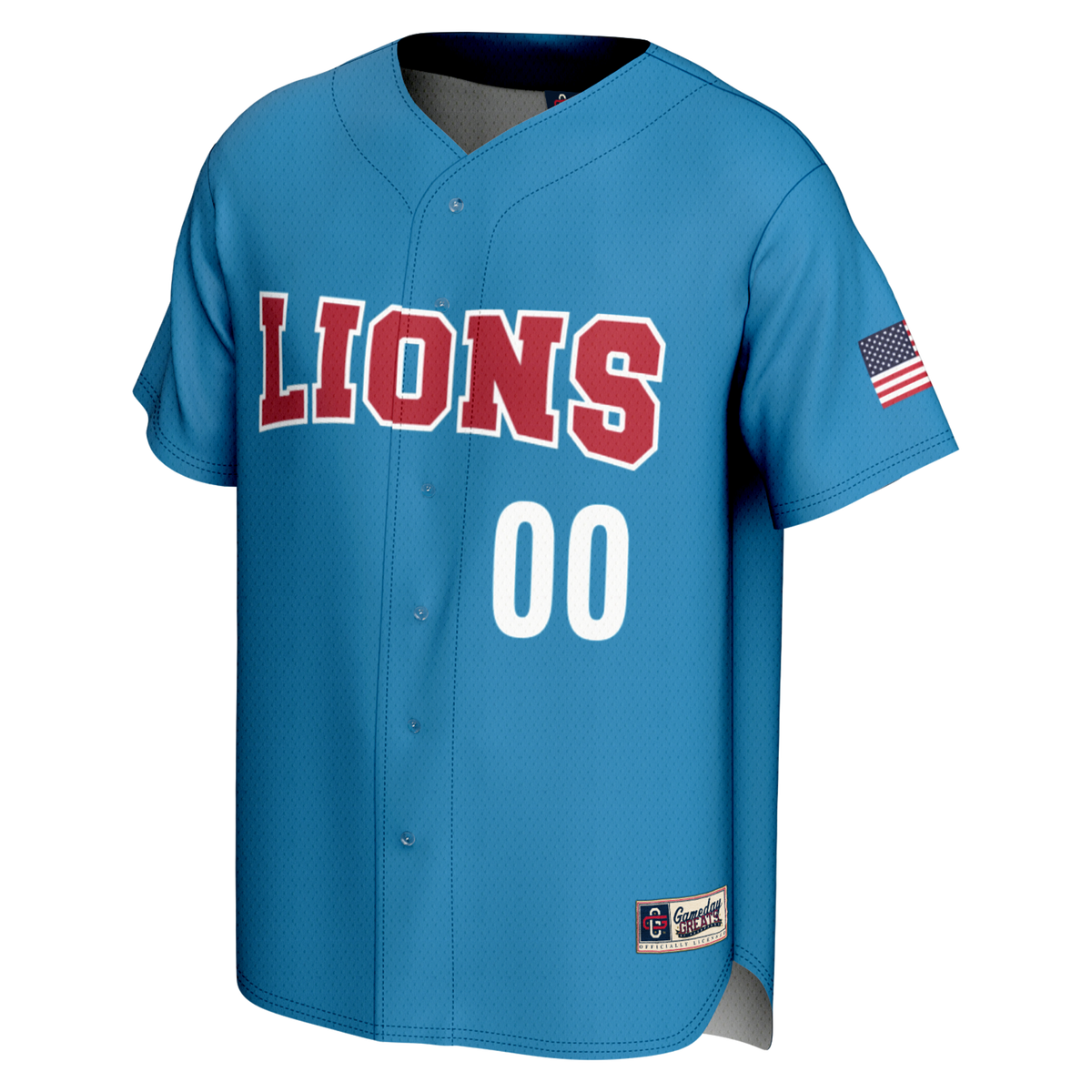 Loyola Marymount Lions NIL Pick-A-Player Lightweight Baseball Jersey - Blue