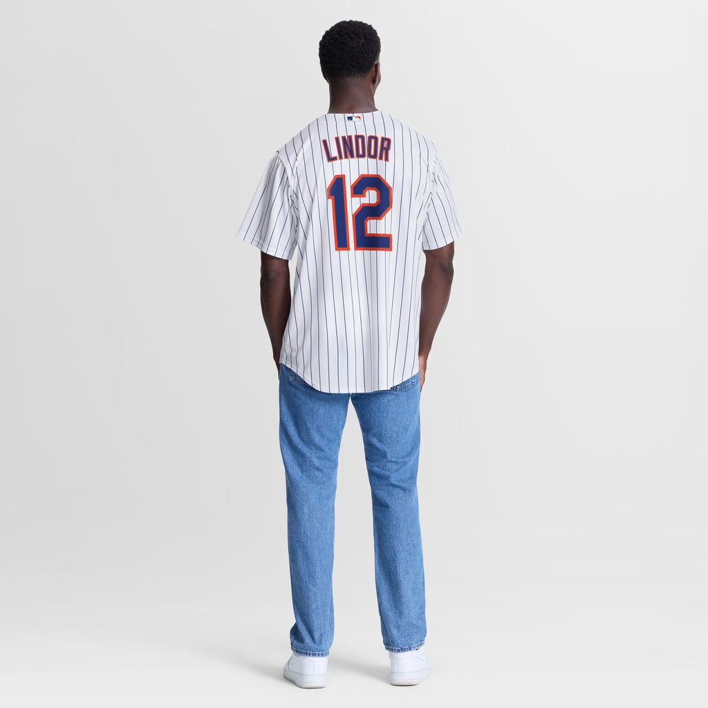 New York Mets Francisco Lindor White Home Replica Baseball Jersey