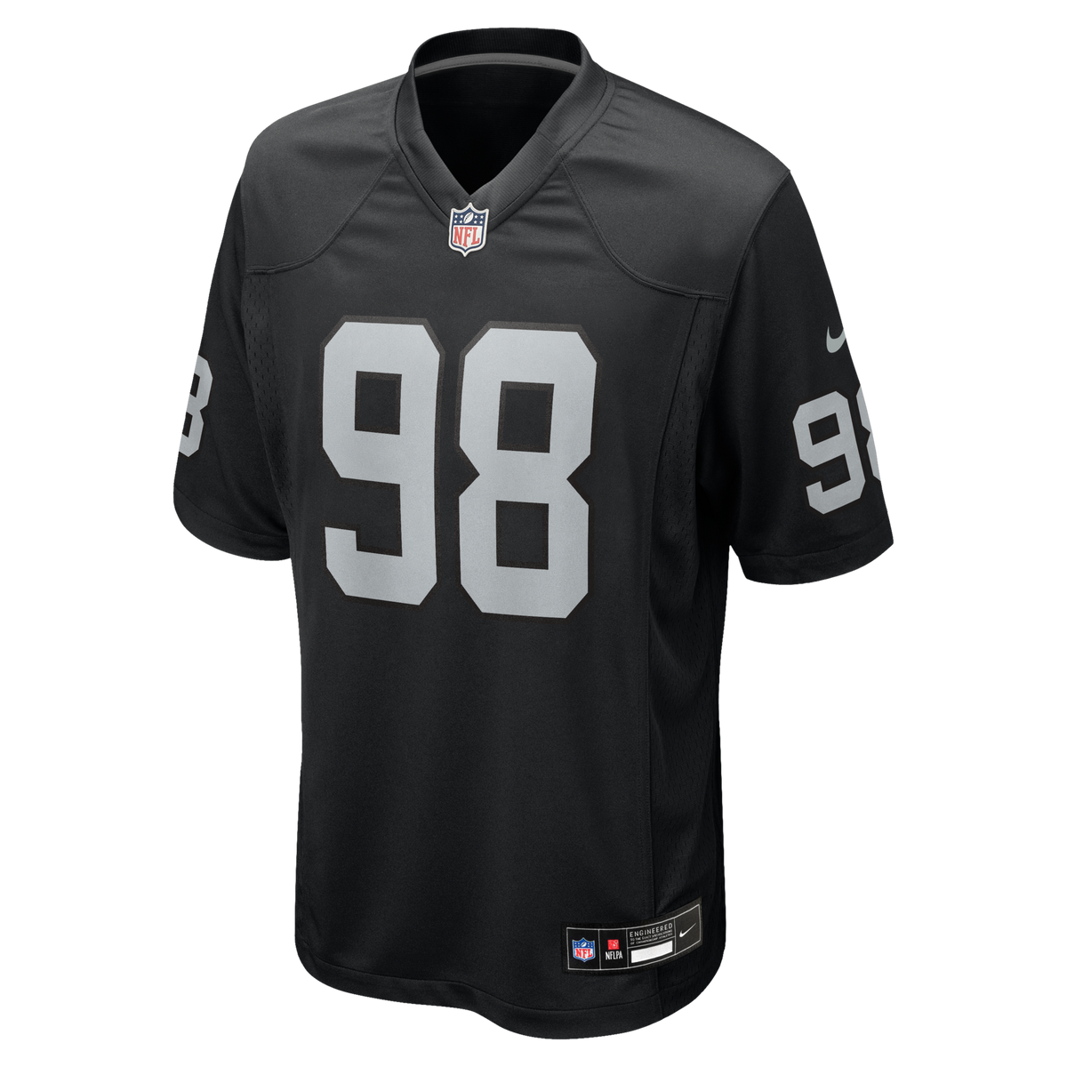 Las Vegas Raiders Maxx Crosby Black Game Football Jersey