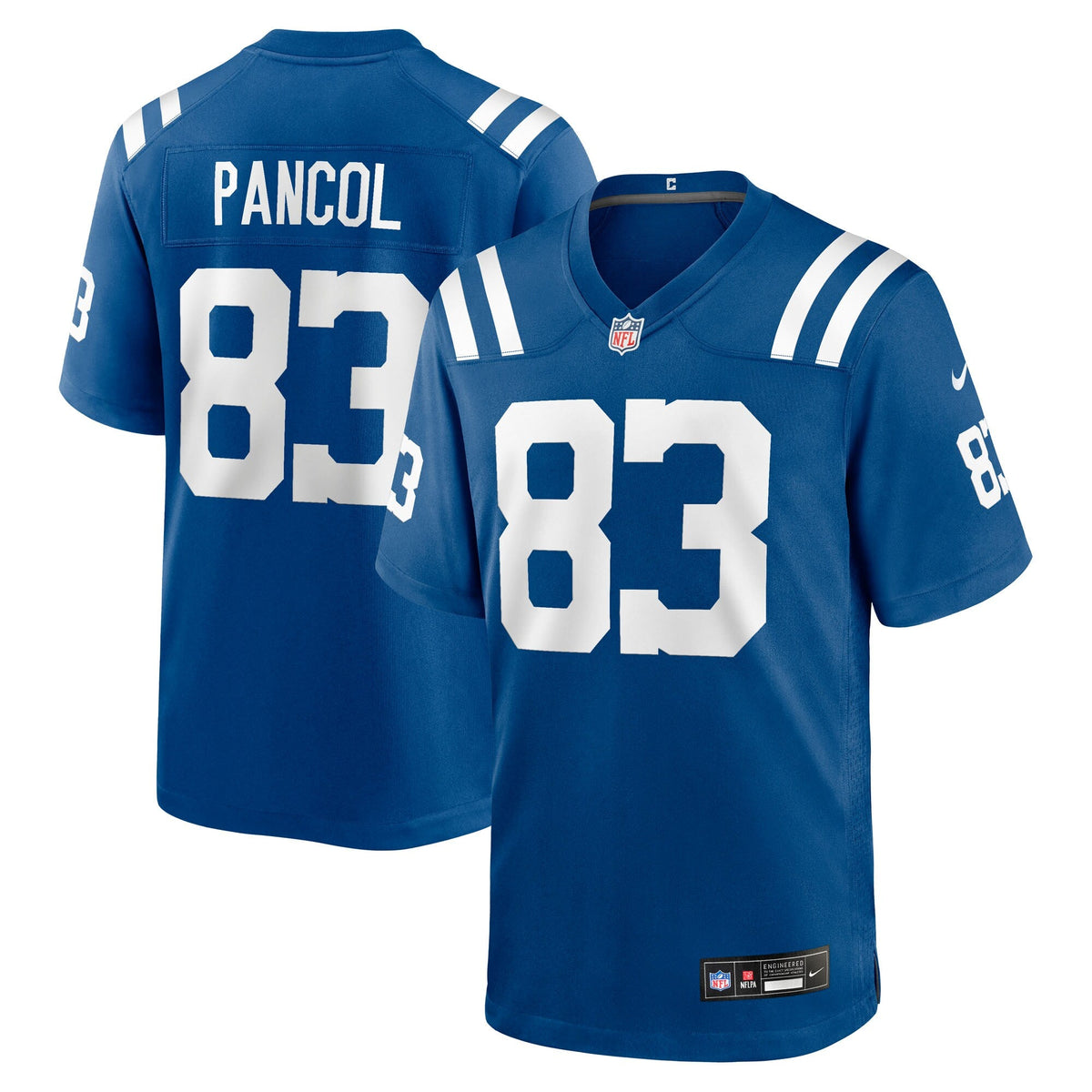 Indianapolis Colts Eli Pancol Royal Team Game Football Jersey