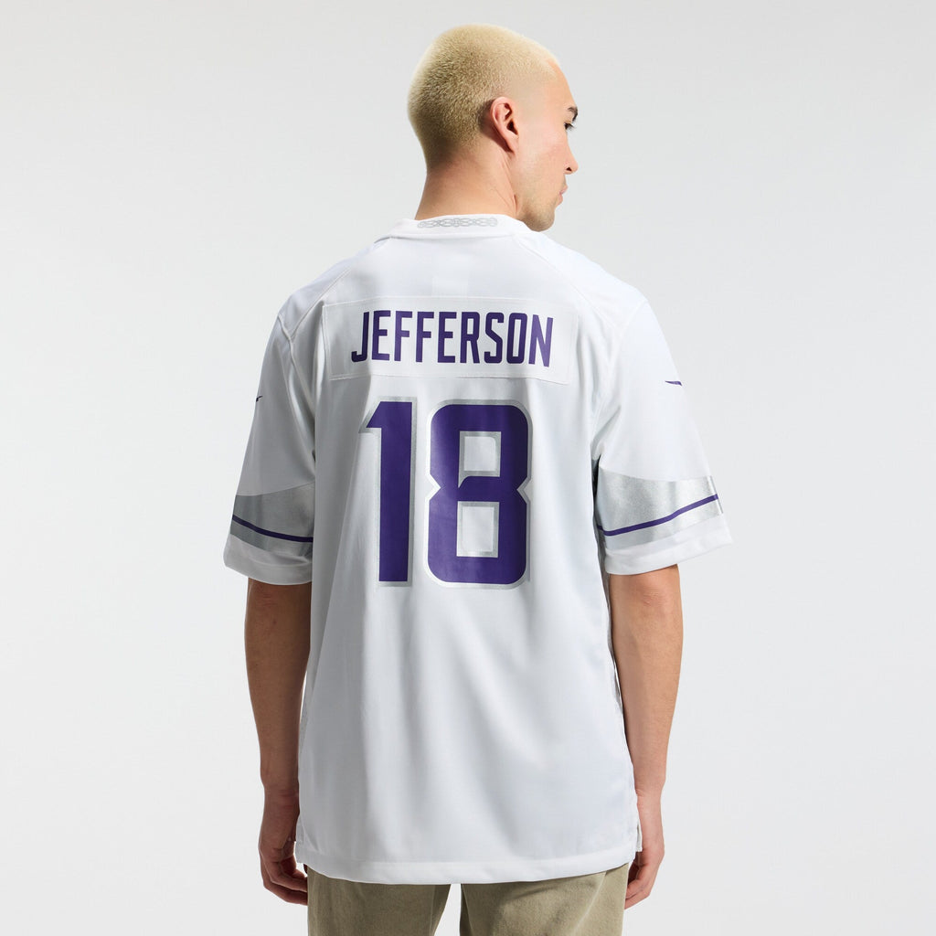 Minnesota Vikings Justin Jefferson White Alternate Game Player Football Jersey