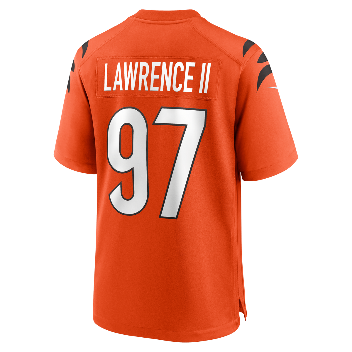 Cincinnati Bengals Dexter Lawrence II Orange Game Football Jersey