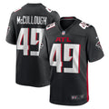 Atlanta Falcons Liam McCullough Black Team Game Football Jersey