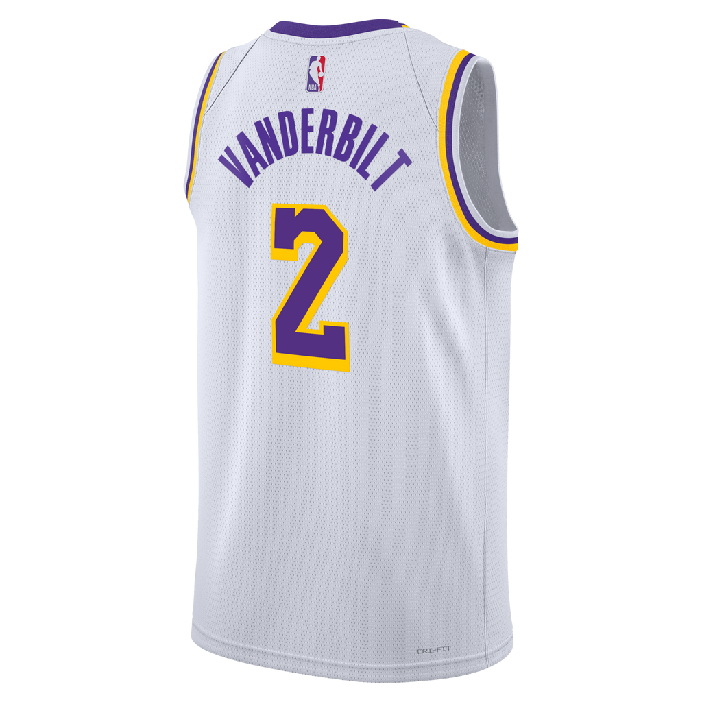 Los Angeles Lakers Association Edition Swingman Jersey - White - Jarred Vanderbilt