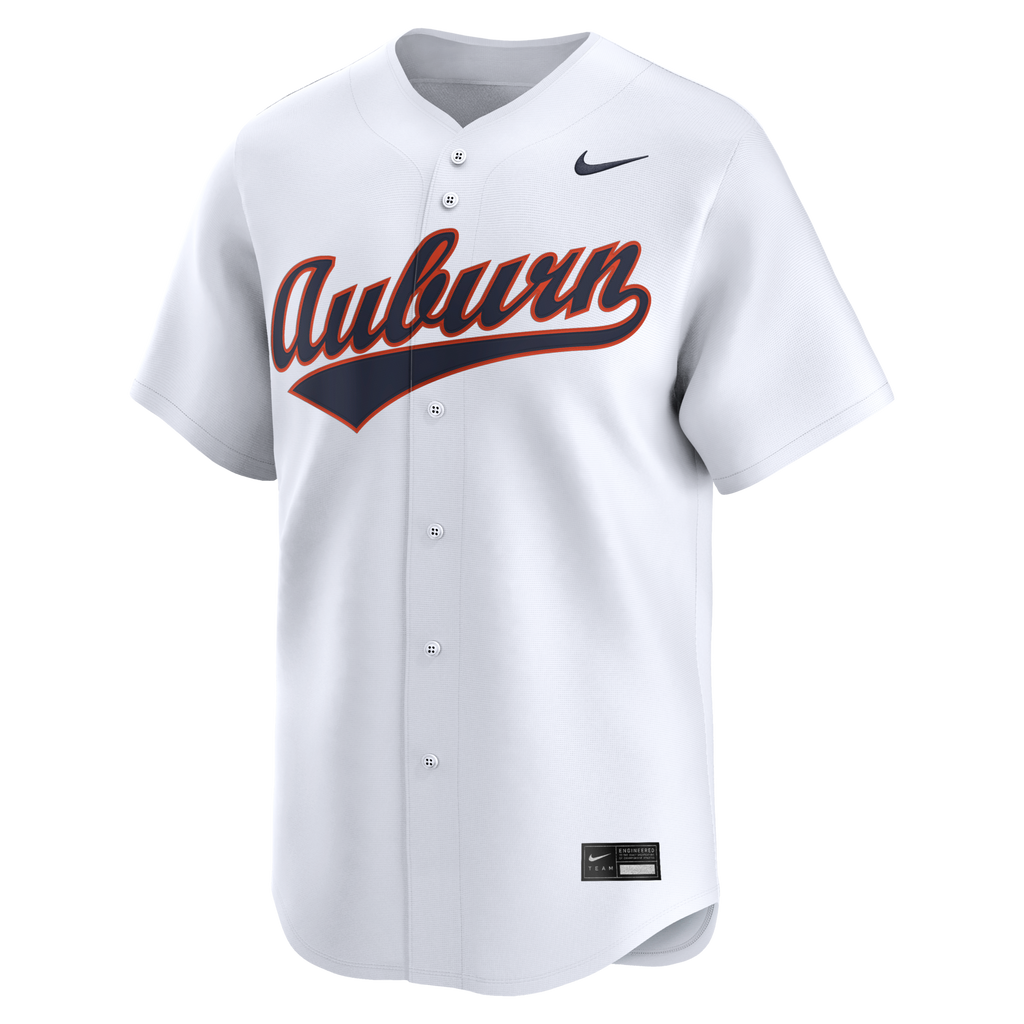 White Auburn Tigers Home Limited Baseball Jersey