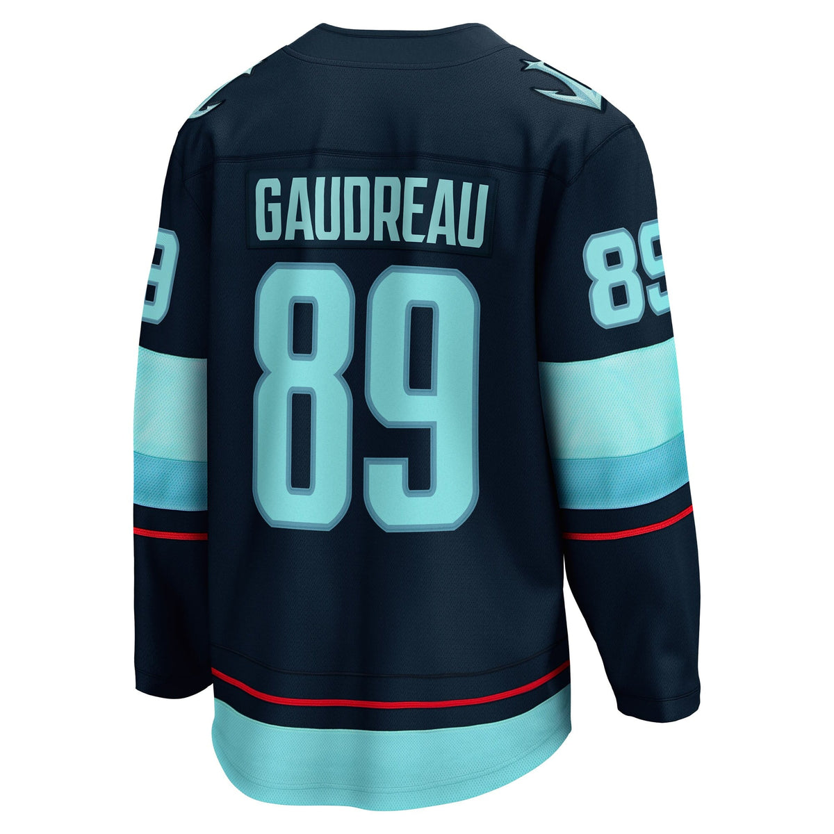 Seattle Kraken Frederick Gaudreau Deep Sea Blue Home Breakaway Hockey Jersey