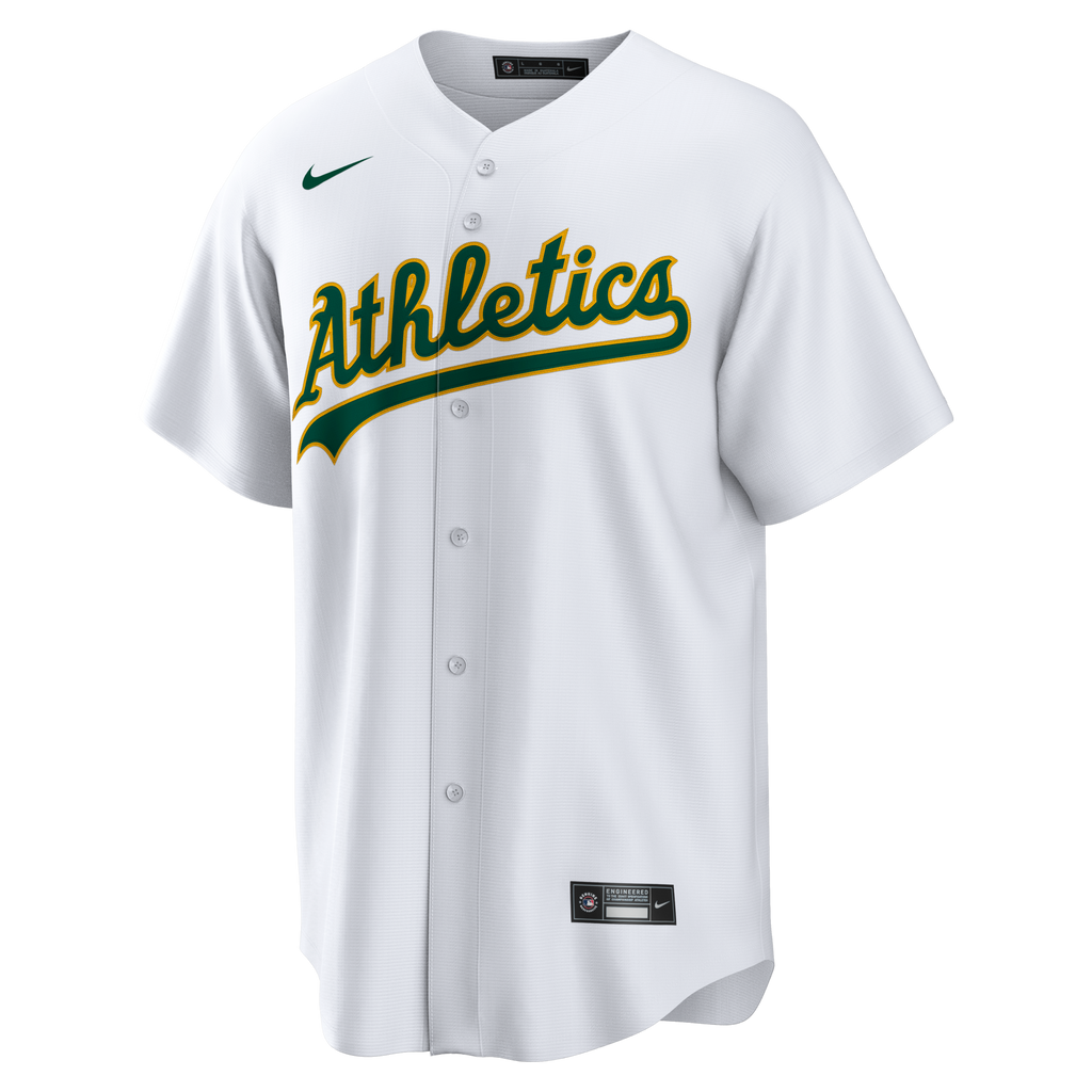 Athletics Jeff McNeil White Home Replica Baseball Jersey