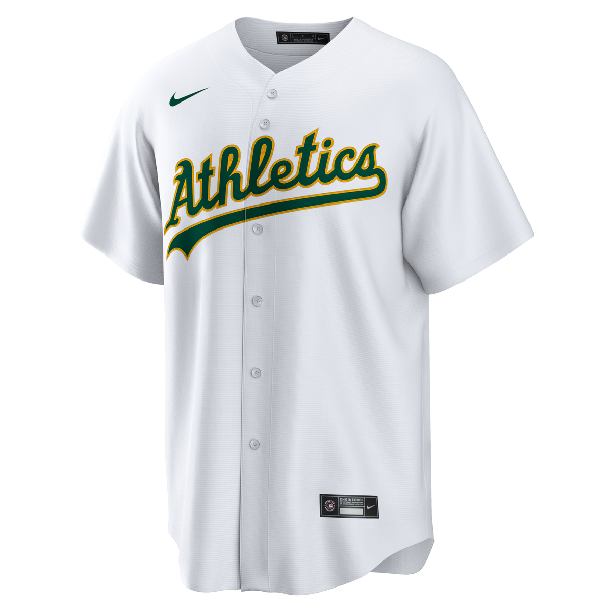 Athletics Jeff McNeil White Home Replica Baseball Jersey